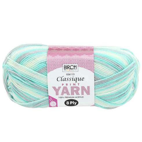 Classique Knitting Premium Print Yarn (available in 11 colours)